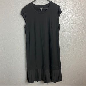 MOSSIMO T-SHIRT DRESS WITH PLEATING BOTTOM